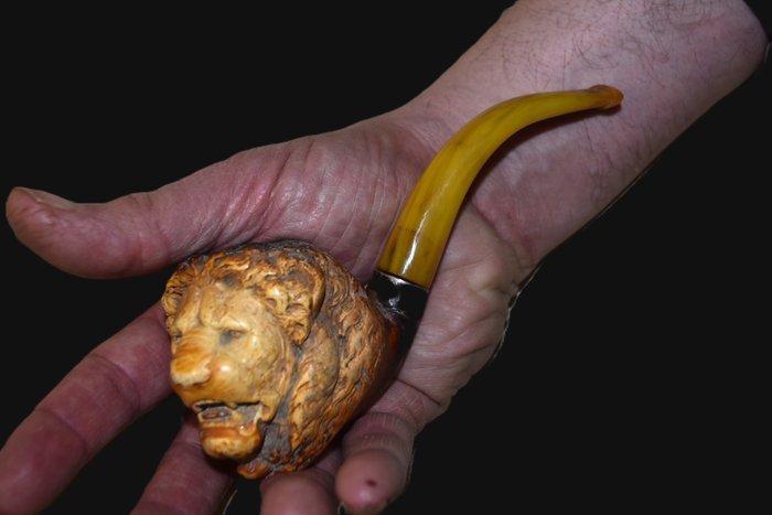 Pipe en écume de mer - écume de mer et ambre, Antiquités & Art, Antiquités | Autres Antiquités