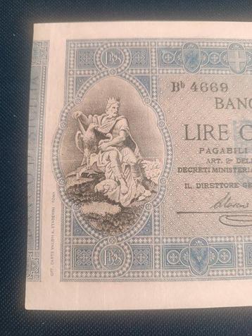 Italie. - 500 Lire 1913 - Gigante BDS 9F beschikbaar voor biedingen