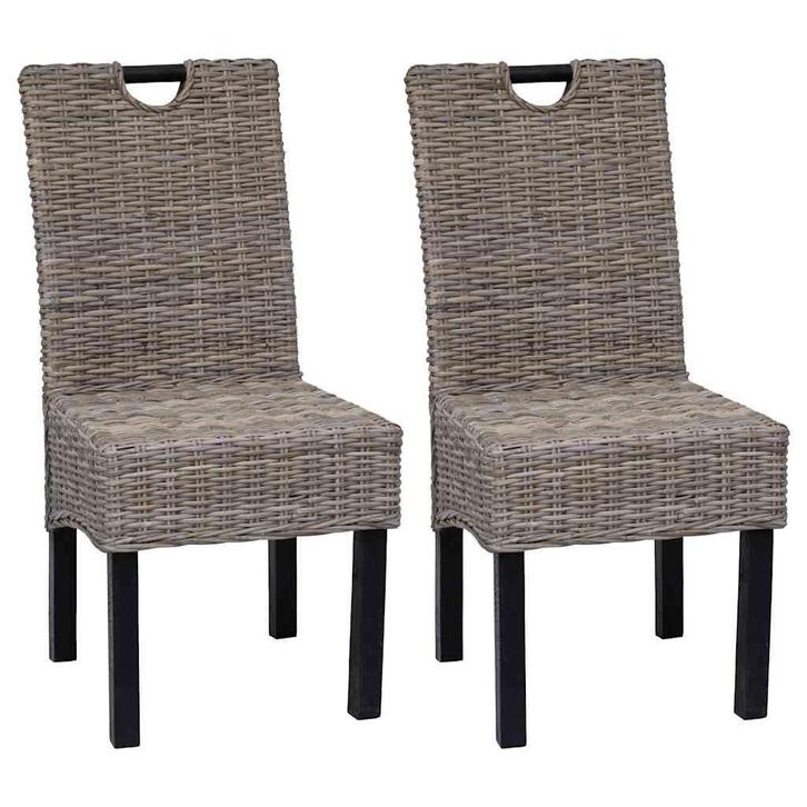 Eetkamerstoelen Rattan | OP = OP | Nu met 61% Korting, Huis en Inrichting, Stoelen, Twee, Nieuw, Verzenden