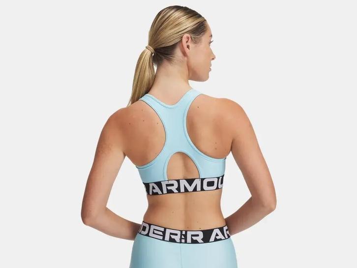 Under Armour Hg Mid Branded-Blu - Maat SM, Kleding | Dames, Sportkleding, Blauw, Nieuw, Maat 36 (S), Ophalen of Verzenden