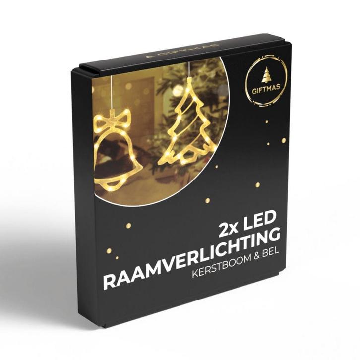 2dekans | Giftmas LED Hangdecoratie Kerstbel & Kerstboom, Diversen, Kerst, Ophalen of Verzenden
