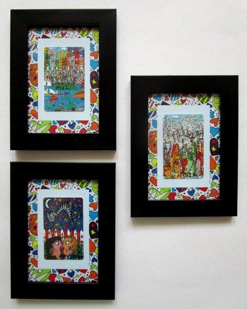 James Rizzi (1950-2011) - Thats Amore / Come Ski with Me /, Antiek en Kunst, Antiek | Overige Antiek