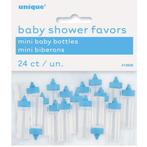 Uitdeelcadeautjes Kleine Baby Flesjes Blauw 24st, Verzenden, Nieuw