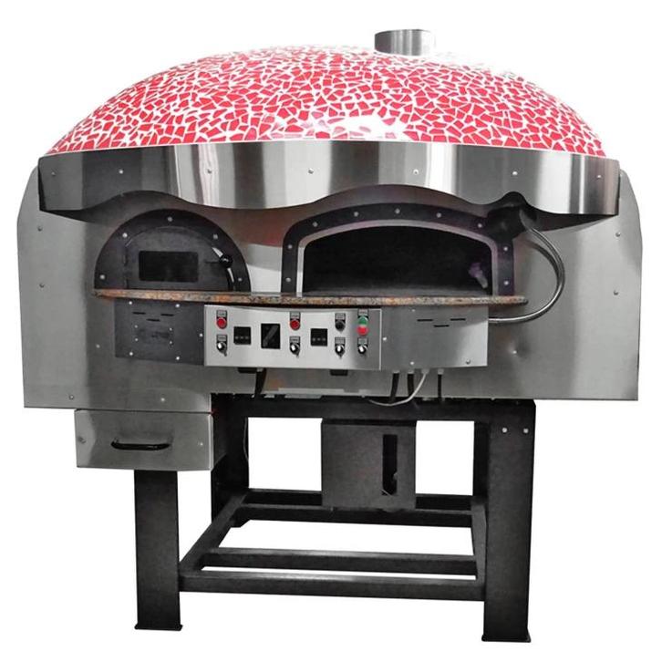 Roterende Pizzaoven | SERIE MIX-RK (MOSAIC) | Gas/Hout | 9x, Zakelijke goederen, Horeca | Keukenapparatuur, Nieuw in verpakking
