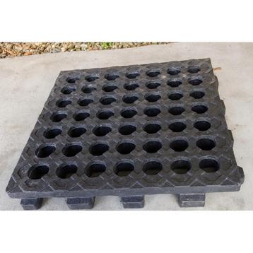 Paddocktegel pisteplaat 50x50 cm - moddervrij terrein voor beschikbaar voor biedingen