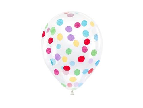 Confetti Ballonnen 30cm 6st, Hobby en Vrije tijd, Feestartikelen, Nieuw, Verzenden