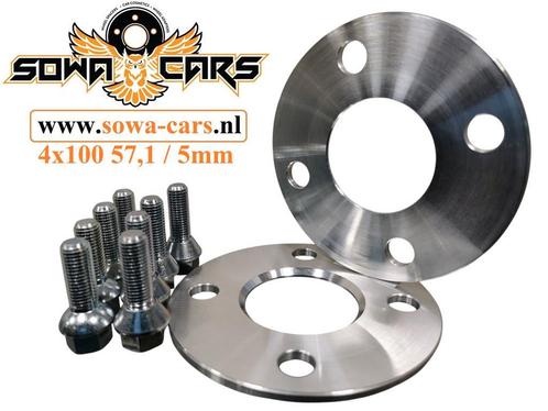 Spacers 5mm bmw 3 serie e21 e30 4x100 57,1 Spoorverbreders, Auto diversen, Tuning en Styling, Ophalen of Verzenden