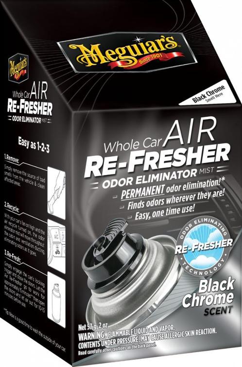 Meguiar's Whole Car Air Re-Fresher Odor Eliminator - Black C, Autos : Divers, Tuning & Styling, Enlèvement