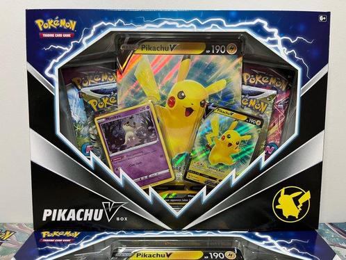 Pokémon - 2x Pikachu V Box - Boîte - Papier, Hobby en Vrije tijd, Verzamelkaartspellen | Pokémon