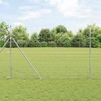vidaXL Weidehekwerk Zilver 25 x 1.6 m Gegalvaniseerd staal, Verzenden, Nieuw