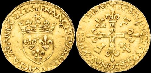 1515-1547ad France François I écu dor no date goud, Postzegels en Munten, Munten en Bankbiljetten | Toebehoren, Verzenden