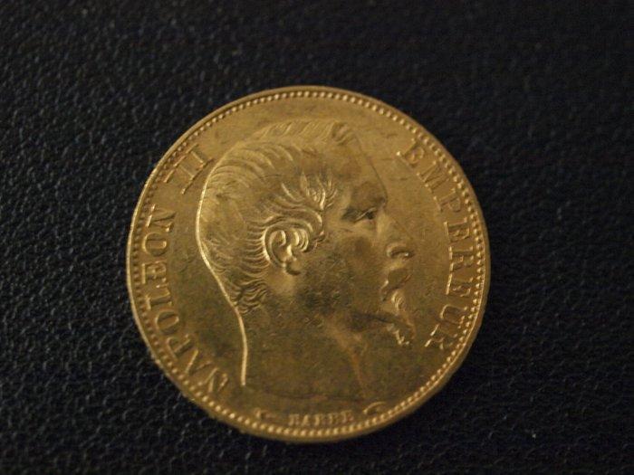 Frankrijk. Napoléon III. 20 Francs 1854-A, Paris (Zonder, Postzegels en Munten, Munten | Europa | Euromunten