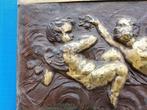 Fonderia Napoletana - Hoogrelief - Speelse engelen - 46 x 26, Antiek en Kunst