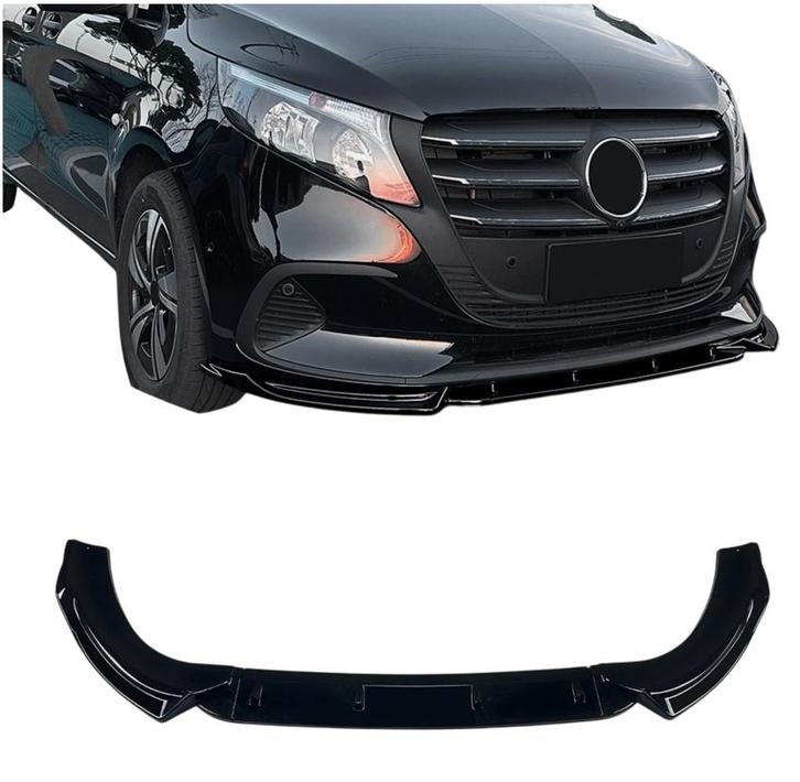 Voorspoiler | Mercedes-Benz Vito W447 | 2024+ | glanzend zwa, Auto diversen, Tuning en Styling, Verzenden