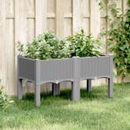 vidaXL Plantenbak met poten 80x40x42 cm polypropeen, Tuin en Terras, Verzenden, Nieuw