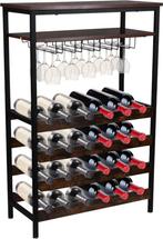 2dekans | Niceey Wijnrek - Voor 24 Flessen en 15 Glazen -, Ophalen of Verzenden, Nieuw