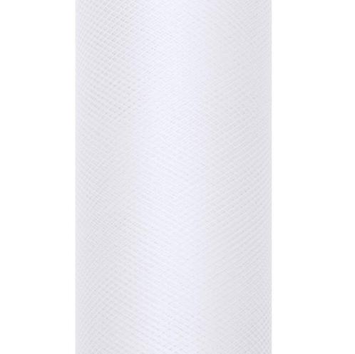 Witte Tule Rol 80cm 9m, Hobby en Vrije tijd, Feestartikelen, Nieuw, Verzenden