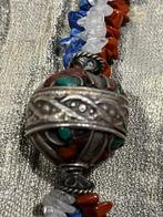 zilverlegering - Halsketting - Berberse cloisonné-ketting, Antiek en Kunst