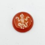 Khmer ancien, période dOudong Agate rouge Amulette de