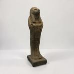 Replica van het oude Egypte Ushabti-figuur met baviaanenkop, Antiek en Kunst