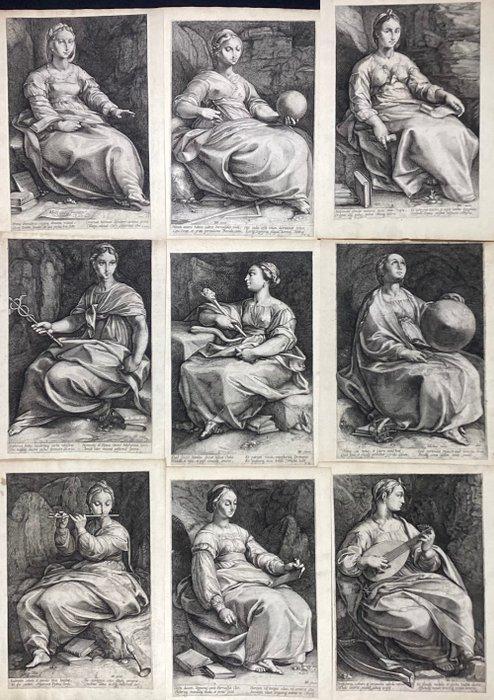 Hendrick Goltzius, inc. Charles David (1595- ante1637) -, Antiek en Kunst, Antiek | Overige Antiek