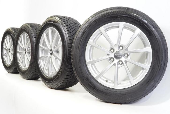 Audi A6 S6 4K 17 inch velgen + Winterbanden Bridgestone Orig, Auto-onderdelen, Banden en Velgen, Ophalen of Verzenden