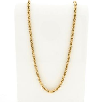 Gouden vierkante koningsketting met diamant 0,48 ct. | 67... beschikbaar voor biedingen