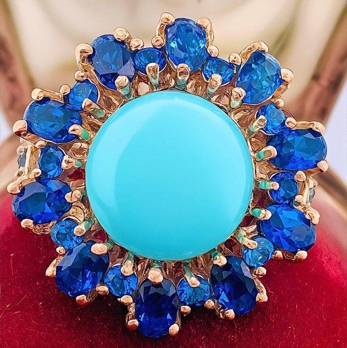 Sans prix de réserve - Bague - 9 carats Or rose, Argent, Handtassen en Accessoires, Ringen