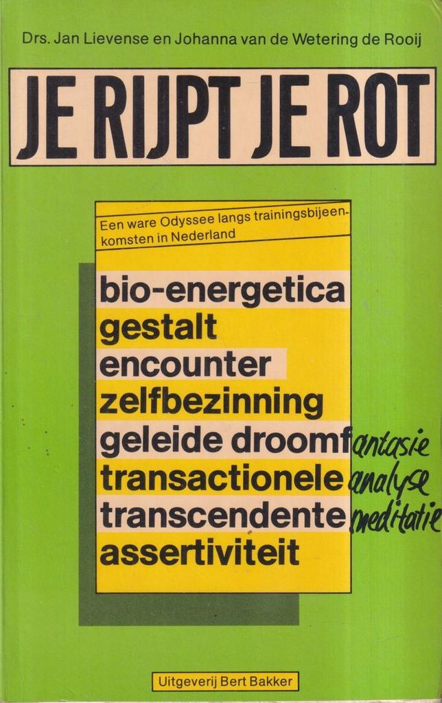 Je rijpt je rot 9789060197400 Lievense, Boeken, Overige Boeken, Gelezen, Verzenden