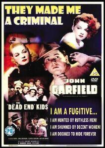 They Made Me a Criminal DVD (2010) John Garfield, Berkeley, CD & DVD, DVD | Autres DVD, Envoi