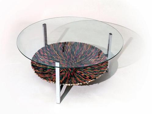 salontafel vintage design jaren 70, Maison & Meubles, Tables | Tables de salon