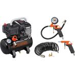 Black+Decker BD195/6-NK Compressor inclusief 6-delige set, Verzenden