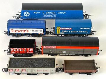 Bachmann, Hornby, Lima 00, H0 - Ensemble de wagons de