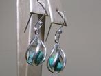 Turquoise Oorbellen - Hoogte: 31 mm - Breedte: 10 mm- 3.48 g, Verzamelen