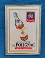 Cognac de Polignac - Enseigne publicitaire - Acier, Papier