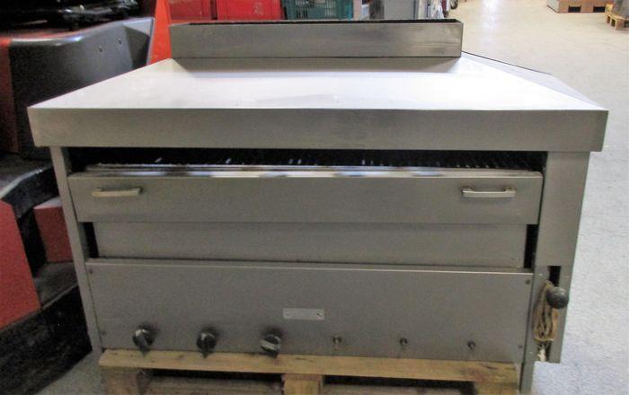 Pita Grill, Pita oven, Salamander met 6 branders 120cm, gas, Zakelijke goederen, Horeca | Keukenapparatuur