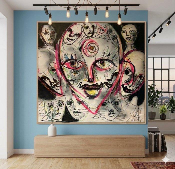 Marco Andolina - Ancestral Resonance, Antiquités & Art, Art | Peinture | Moderne