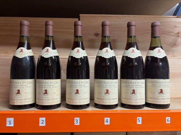 1981 Jaboulet Vercherre Grand Clos Rousseau - Santenay 1er, Collections, Vins