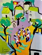 Pierre Ambrogiani (1907-1985) - Village corse, Antiek en Kunst, Kunst | Schilderijen | Modern