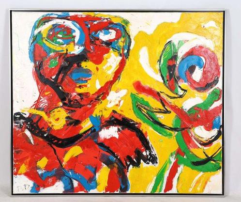 Broer Dobbelsteen (1936-2019) - Mother with child, Antiek en Kunst, Kunst | Schilderijen | Modern