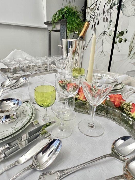 Val Saint Lambert - Wijnglas (12) - water, wijn, champagne, Antiek en Kunst, Antiek | Meubels | Tafels