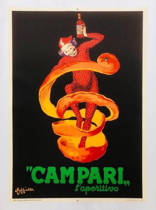 Leonetto Cappiello - CAMPARI LAPERITIVO - SPIRITELLO, Antiek en Kunst, Kunst | Tekeningen en Fotografie