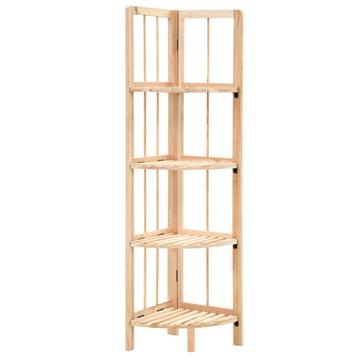 vidaXL Hoekschap 27x27x110 cm cederhout, Verzenden