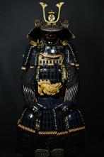 Yoroi volledige samoerai-armor shishi - Zijde, Koper, ijzer, Antiek en Kunst