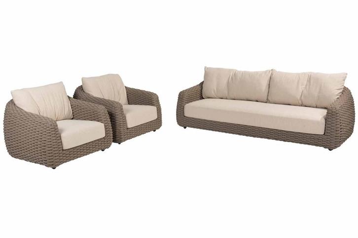 4 Seasons Outdoor Maxime loungeset terre |, Tuin en Terras, Tuinsets en Loungesets