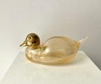 Lucienne Monique - Figuur - Ente mit Goldstreifen Einlage -