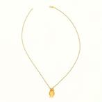 Collier avec pendentif - 18 carats Or jaune - Robijn / hibou