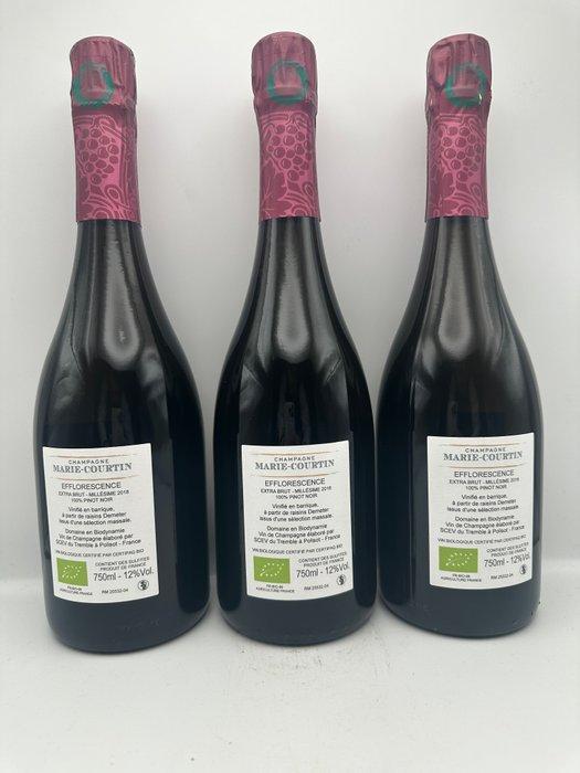 2018 Marie-Courtin, Efflorescence - Champagne Extra Brut - 3, Collections, Vins