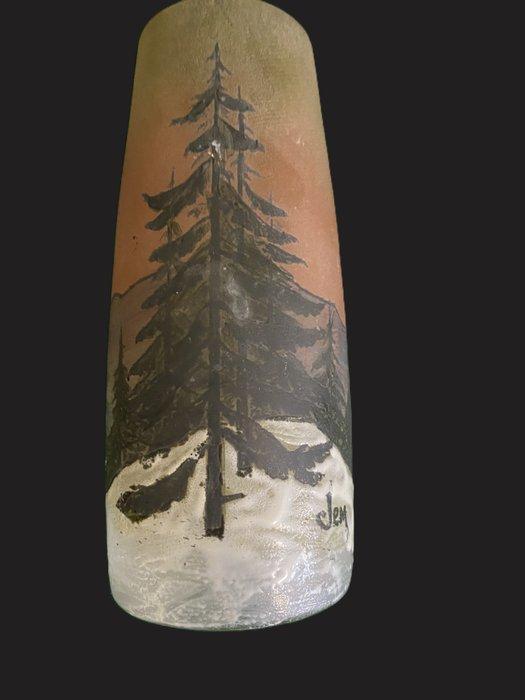 Legras & Cie. - Vaas - gesatineerd - Art Nouveau sign JEM, Antiek en Kunst, Antiek | Glaswerk en Kristal