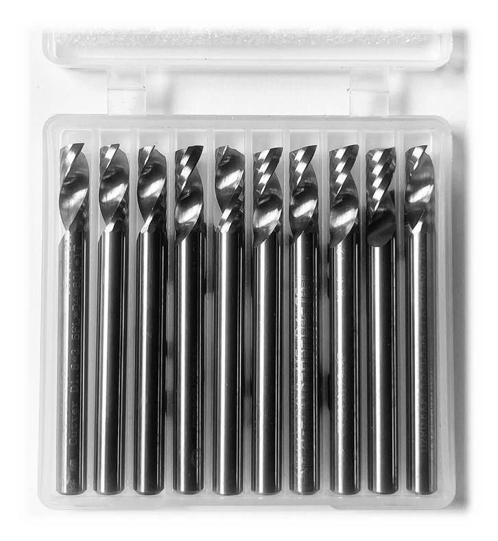 Set HQ micro frezen met enkele groef (4.0 mm, 10 stuks), Doe-het-zelf en Bouw, Gereedschap | Overige machines, Nieuw, Verzenden